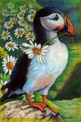 PUFFIN by artist Annette Hassell