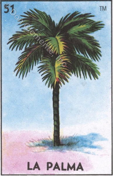51 LA PALMA (The Palm Tree) by artist Alea Bone