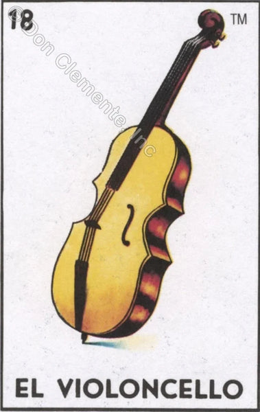 18 EL VIOLONCELLO (The Cello) by artist Kelly Thompson