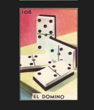 #108 EL DOMINO (The Domino) by artist Denise Bledsoe