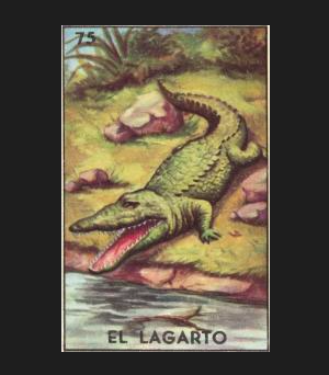 EL LAGARTO #75 (The Alligator) ~ Lizard Wizard ~ by artist Michelle Waters