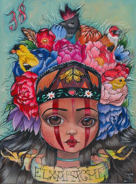 EL APACHE (La Guerrera) / The Apache #38 by artist Skye Becker-Yamakawa