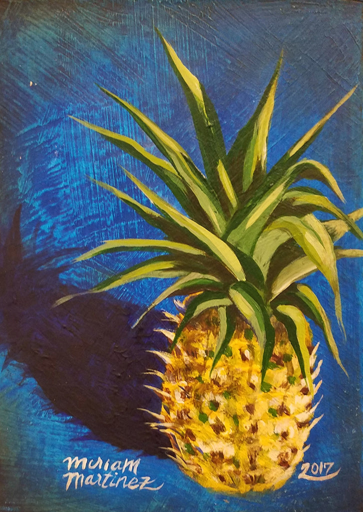 URBAN JUNGLE I (pineapple) by artist Miriam Martinez