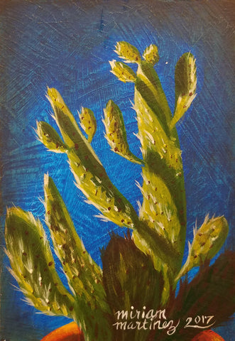 URBAN JUNGLE 5 (cactus/nopal) by artist Miriam Martinez