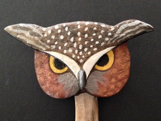 OWL MASK #1 by artist Ulla Anobile