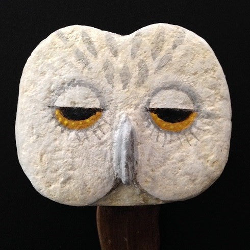 OWL MASK #4 by artist Ulla Anobile