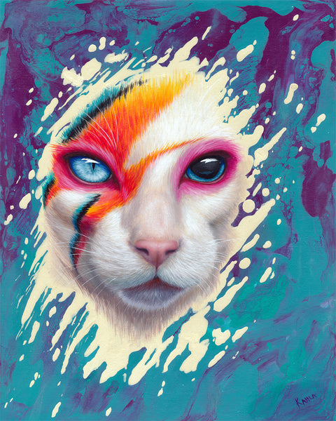 A CAT INSANE by artist Kahla Lewis