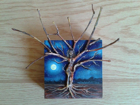 "KUAUTZOMITL (Dry Branches)" by artist Gabriela Zapata