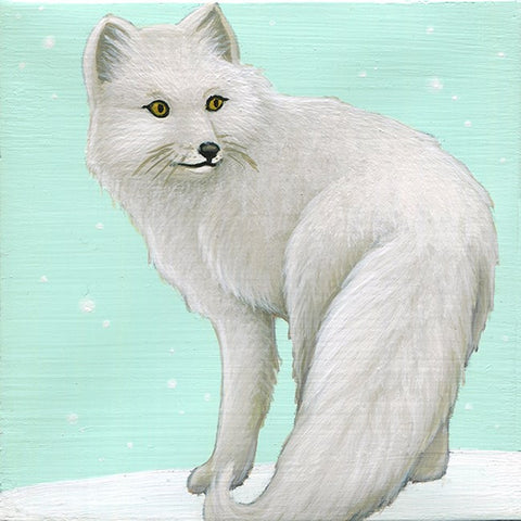 "Arctic Fox" by artist Lena Sayadian