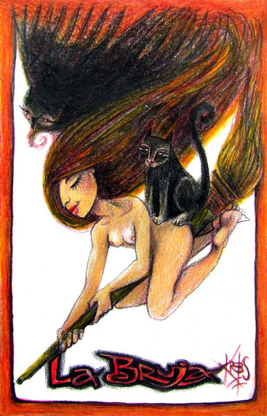 LA BRUJA (The Witch) #90 by artist Patricia Krebs