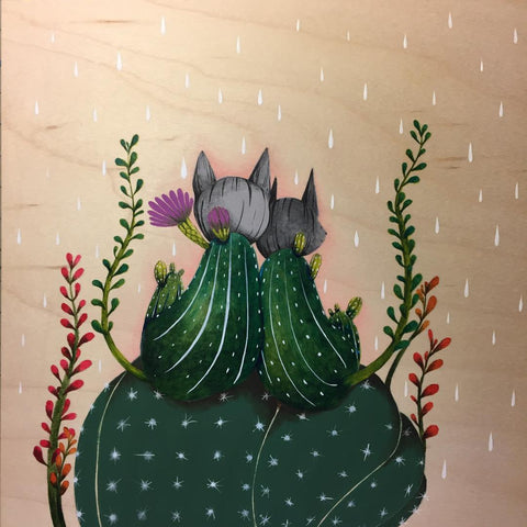 CACTI-CATS by artist Malathip