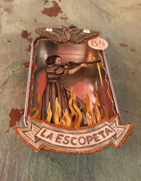 LA ESCOPETA (The Shotgun) #84 by artist Calie Alvarez