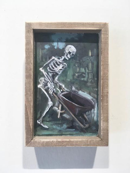 LA CARRETILLA (The Wheelbarrow) #97 / Need a Ride? by artist Nancy Cintron