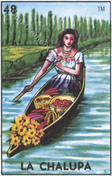 48 LA CHALUPA (The Canoe) / ¿Quisiera Chalupa? by artist Bill Wheeler