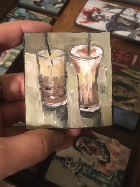 ICED GREEK COFFEE artist Nancy Cintron