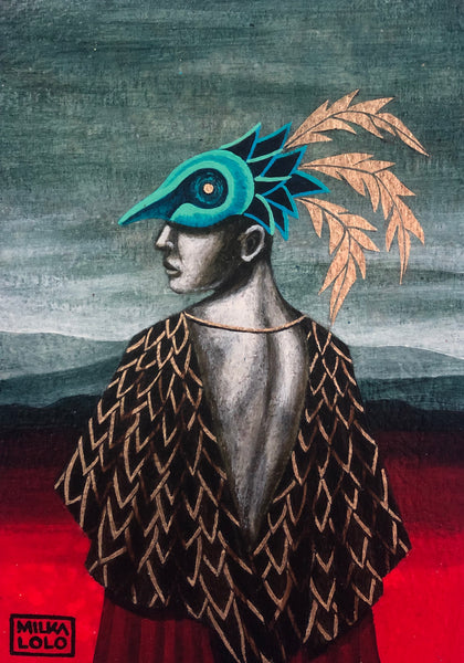 EL COLIBRI DEL SUR / THE SOUTHERN HUMMINGBIRD by artist Milka LoLo
