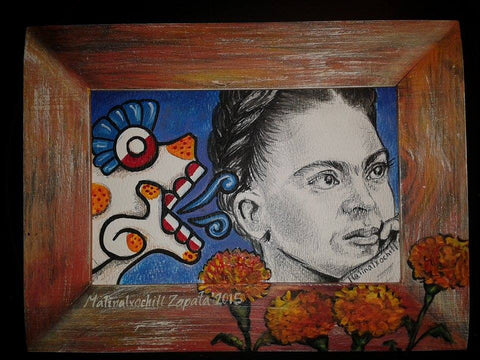 "La consejera (The Counselor, Frida)" by artist Gabriela Zapata