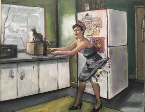 Domestically Dysfunctional Pin-Up, Determination by artist Nancy Cintron