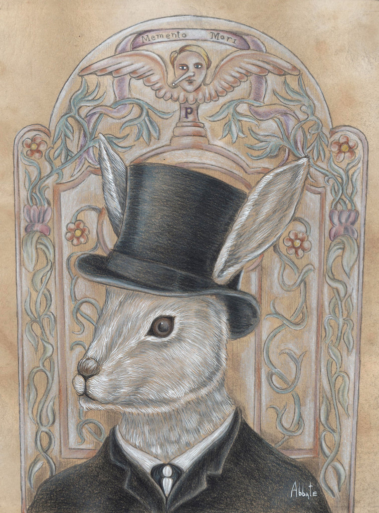 THE RABBIT UNDERTAKER by artist Donna Abbate