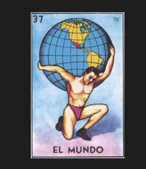 EL MUNDO #37 (The World) aka Volaré Lejos (I'll Fly Far) by artist Andrea Bogdan