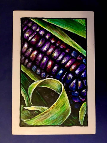 EL ELOTE (Corn) #102 by artist Gabriela Malinalxochitl Zapata