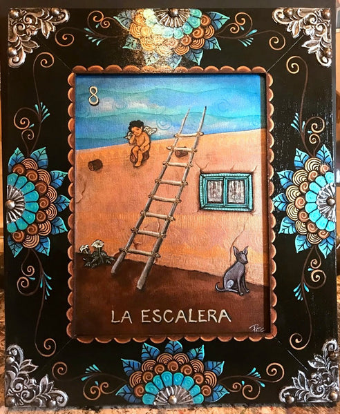 LA ESCALERA (The Ladder) #7 by artist Pamela Enriquez-Courts