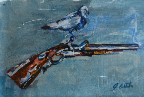 84 LA ESCOPETA (The Shotgun) / Unfurls by artist Jaclyn Alderete