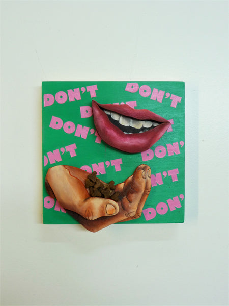 “DON’T EAT THE CAT’S FOOD” by artist Sarah Polzin