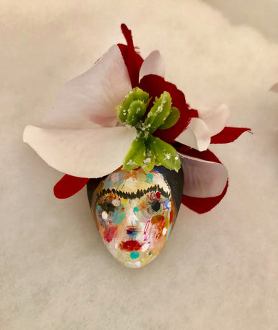 FRIDA ORNAMENTS/PENCIL TOPPER 1 by artist Patricia Anders