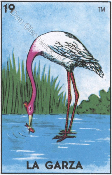 19 LA GARZA (The Heron)/ The Other Side by artist Terri Woodward