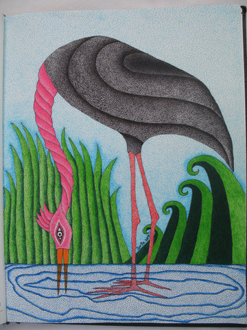 La Garza #19 (The Heron) by artist Jorge Bernal