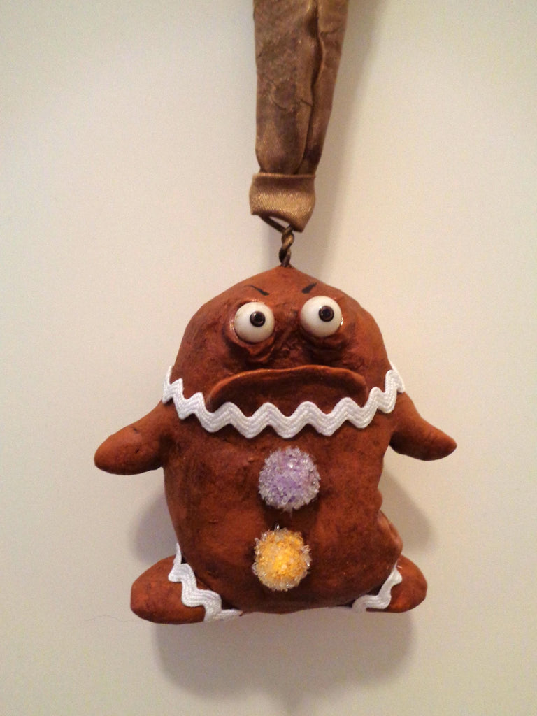 "Gingerbread Guy Mad" by artist Denise Bledsoe