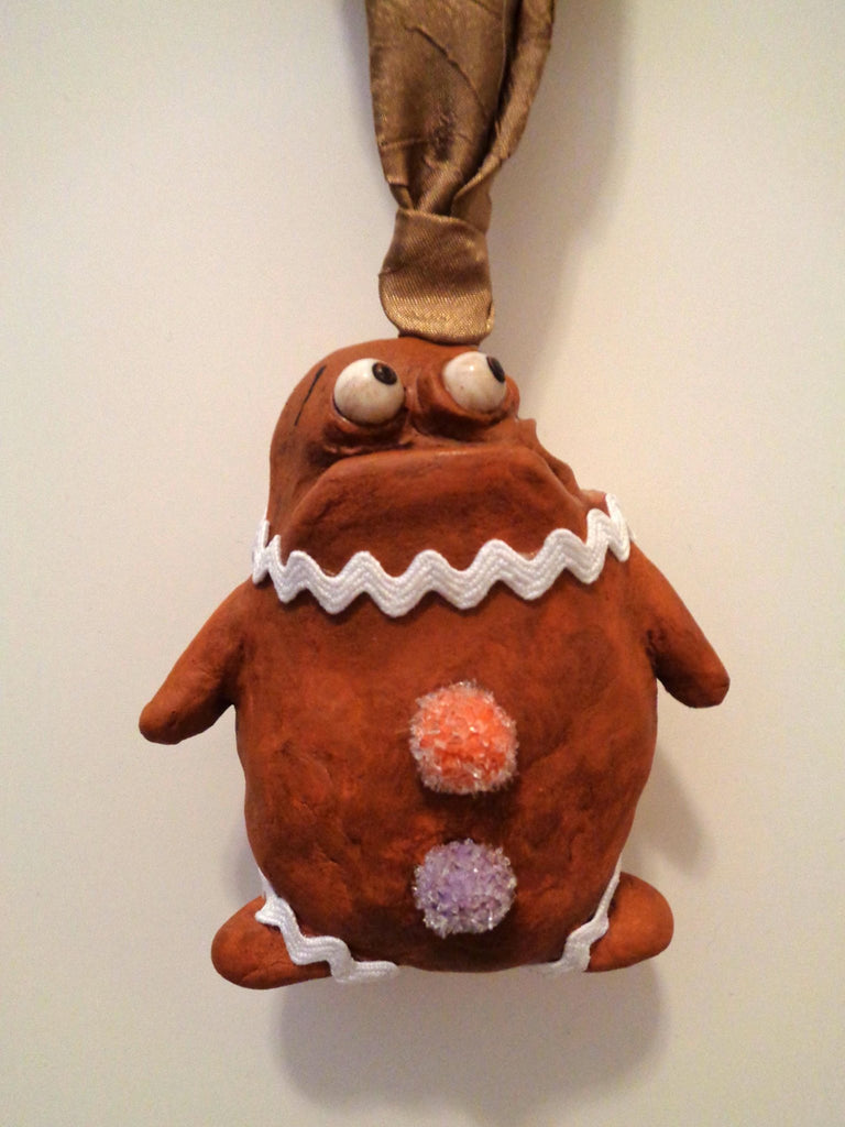 "Gingerbread Guy Huh" by artist Denise Bledsoe