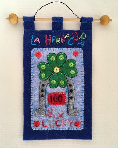 LA HERRADURA (The Horseshoe) /Twice as Lucky #100 by artist Ulla Anobile