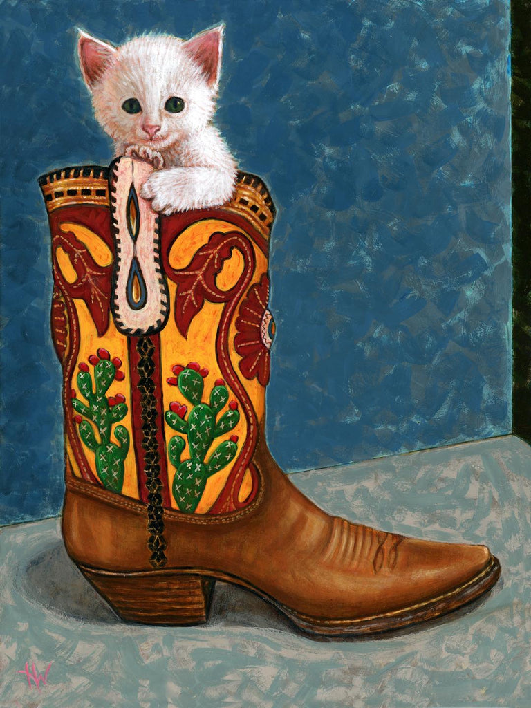 LA BOTA (The Boot) /Puss en Bota #22 by artist Holly Wood