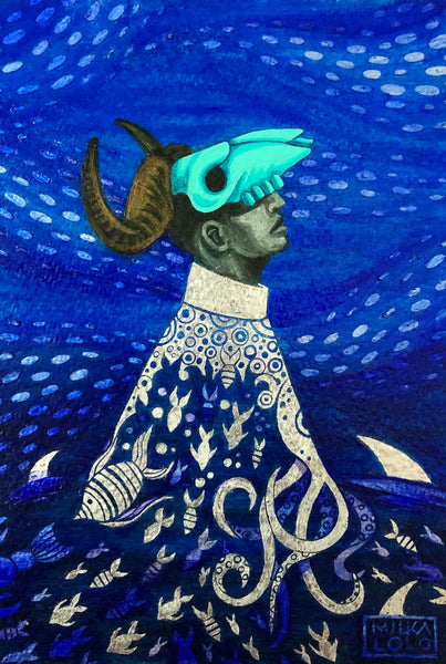 LOS HOMBRES DE AGUA / THE MEN OF WATER by artist Milka LoLo