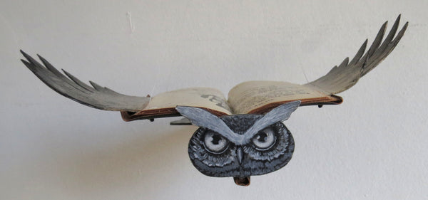 BUBBA (horned owl) by artist Valerie Savarie