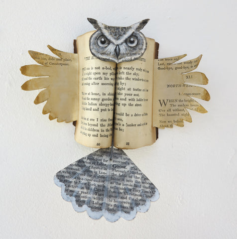 HORNED OWL by artist Valerie Savarie