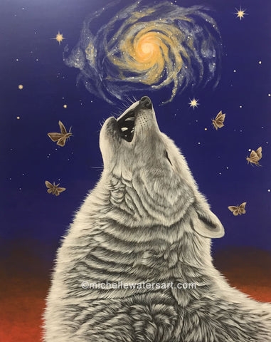 HOWLING TO THE ANCESTORS by artist Michelle Waters