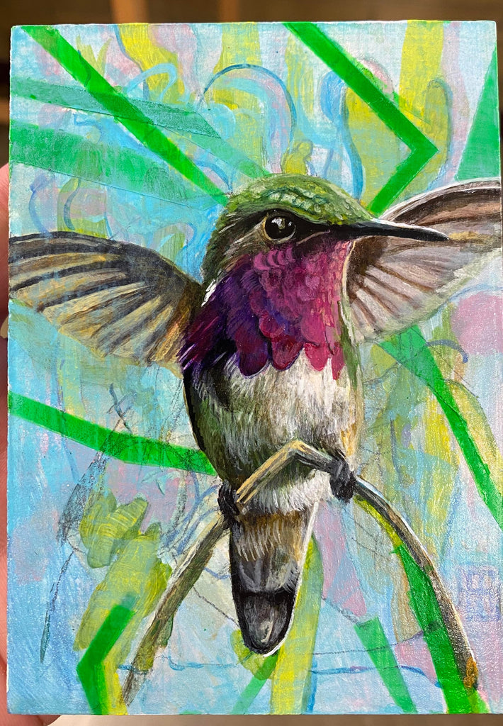 HUMMINGBIRD STUDY 1 by artist Ben Robertson