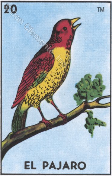 20 EL PAJARO (The Bird) by artist Mavis Leahy