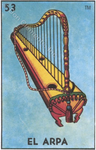 53 EL ARPA (The Harp) by artist Mavis Leahy