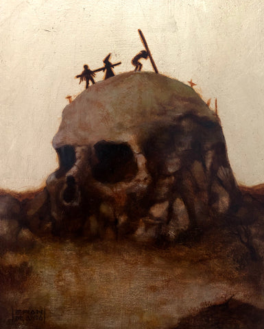 LA CALAVERA (The Skull) #42 / El Gólgota (The Golgotha) by artist Fran De Anda