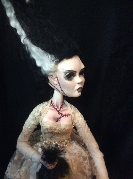 BRIDE OF FRANKENSTEIN aka "You’re Not the Boss of Me Frank!" by artist Linda Lyons