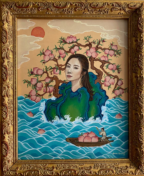 48 LA CHALUPA (The Canoe) / The Long Awaited Bloom by artist Anna Chung
