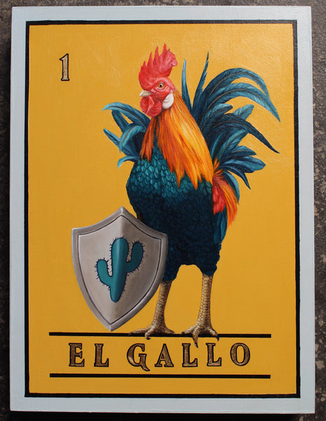 EL GALLO #1 (The Rooster) by artist Jon Ching