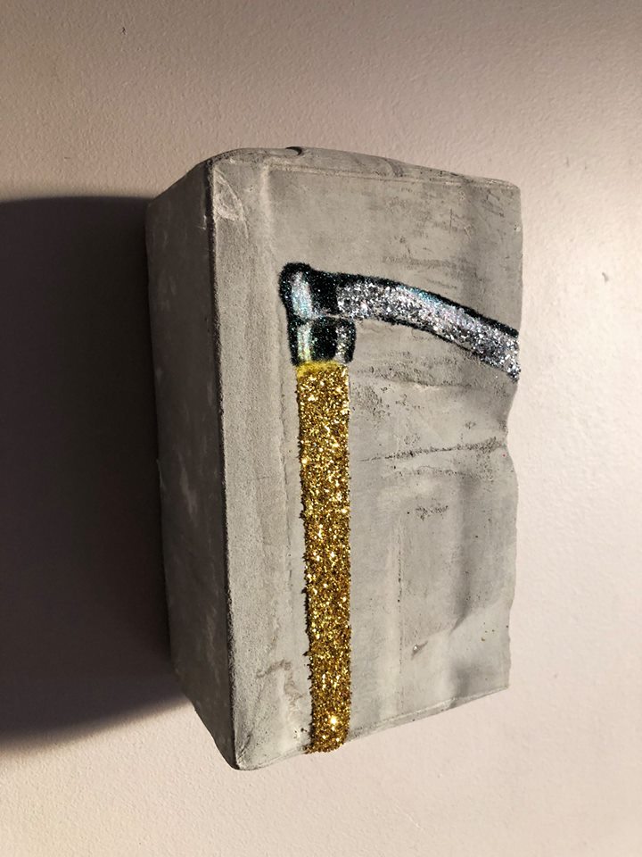 WATER IS THE NEW GOLD by artist Kelly Thompson