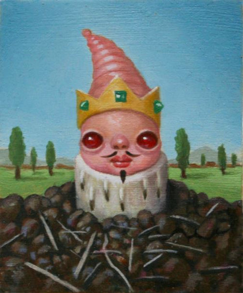 WORM KING OF ITS DOMAIN by artist Olga Ponomarenko