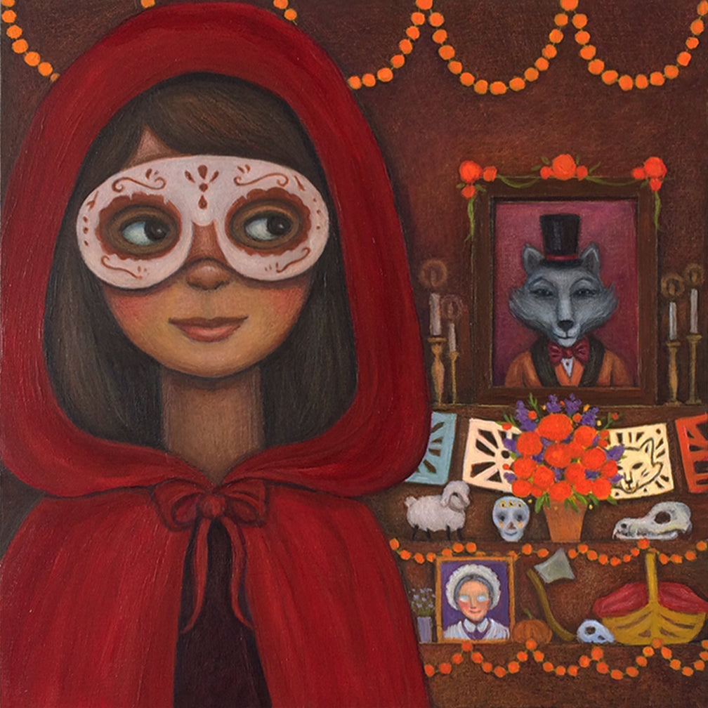 LITTLE RED’S DAY OF THE DEAD by artist Joan Charles