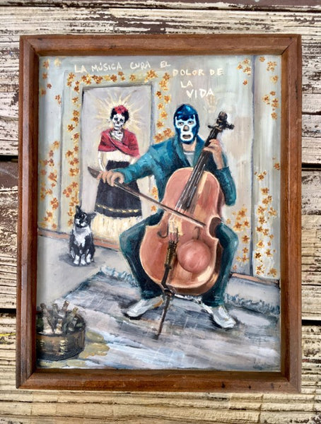 EL VIOLONCELLO (The Cello) #18 by artist Nancy Cintron